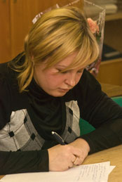 Фролова Е.В. готовит ответы на экзаменационные вопросы